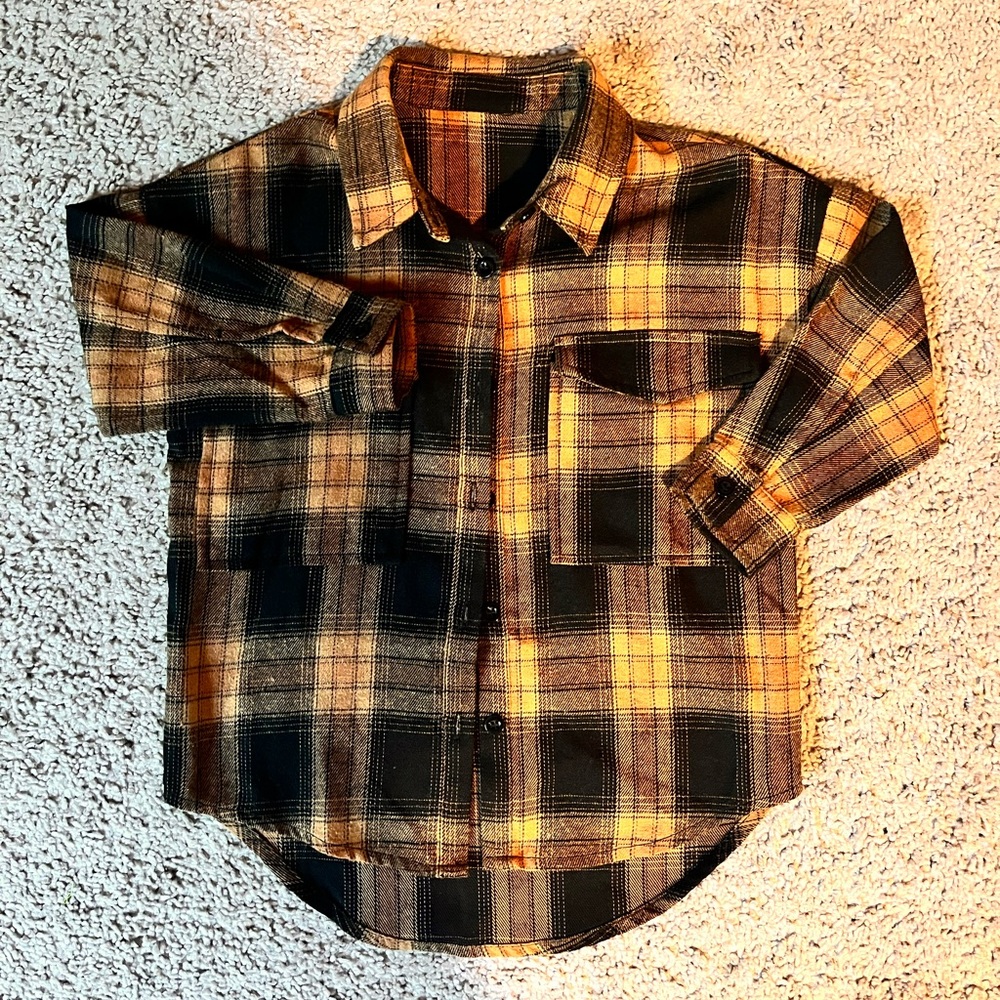 Lola Kids Plaid Shirt Small